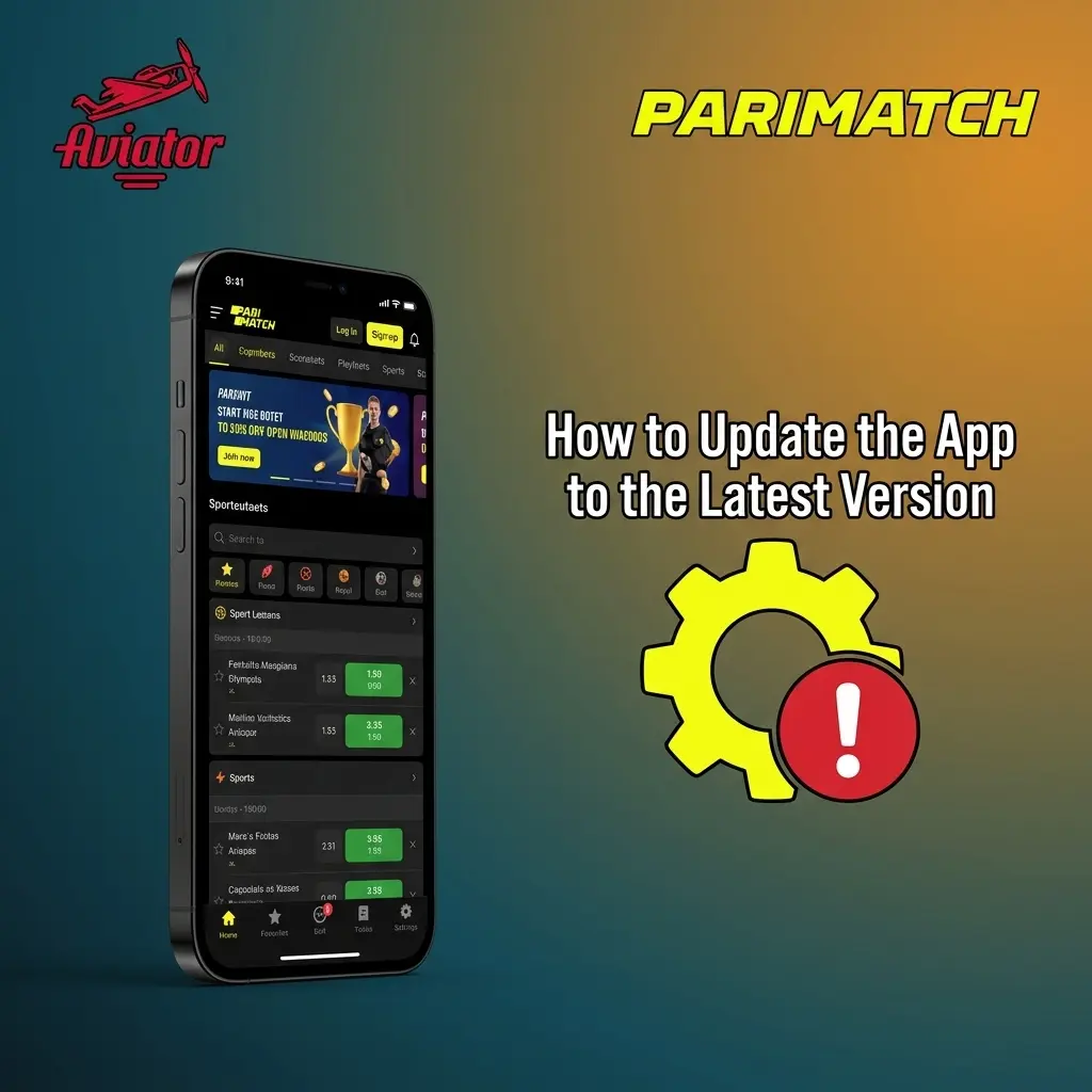 Parimatch Aviator app update process showing APK download and installation steps on Android device